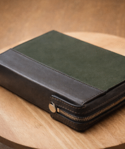 Biblia Uwspółcześniona Gdańska (UBG) ∙ Skórzana okładka handmade (by Leapner Brothers) 16x23cm