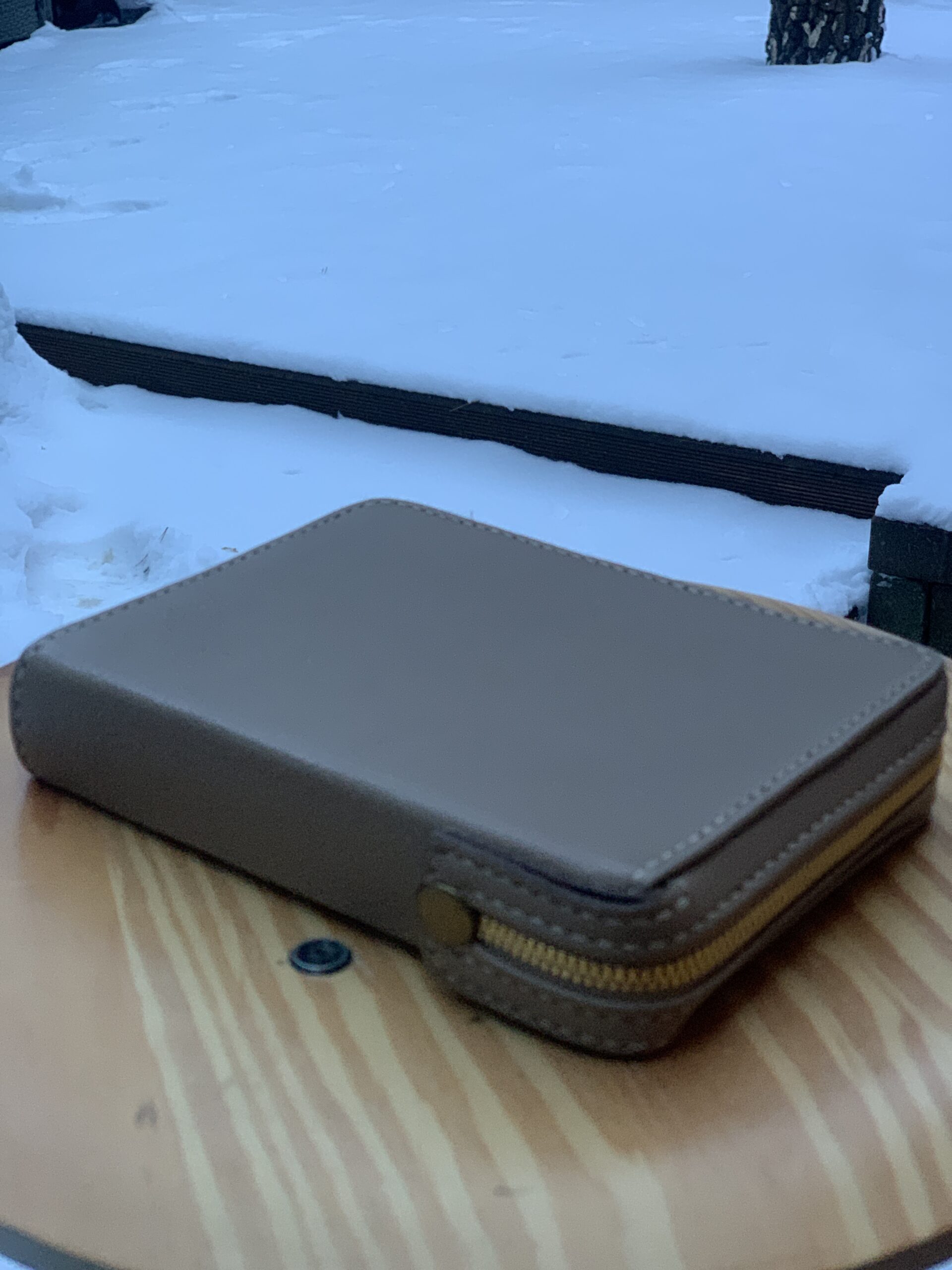 Библия ∙ Синодальный перевод ∙ Обложка кожа handmade (by Leapner Brothers) 14x20cm - obrazek 3