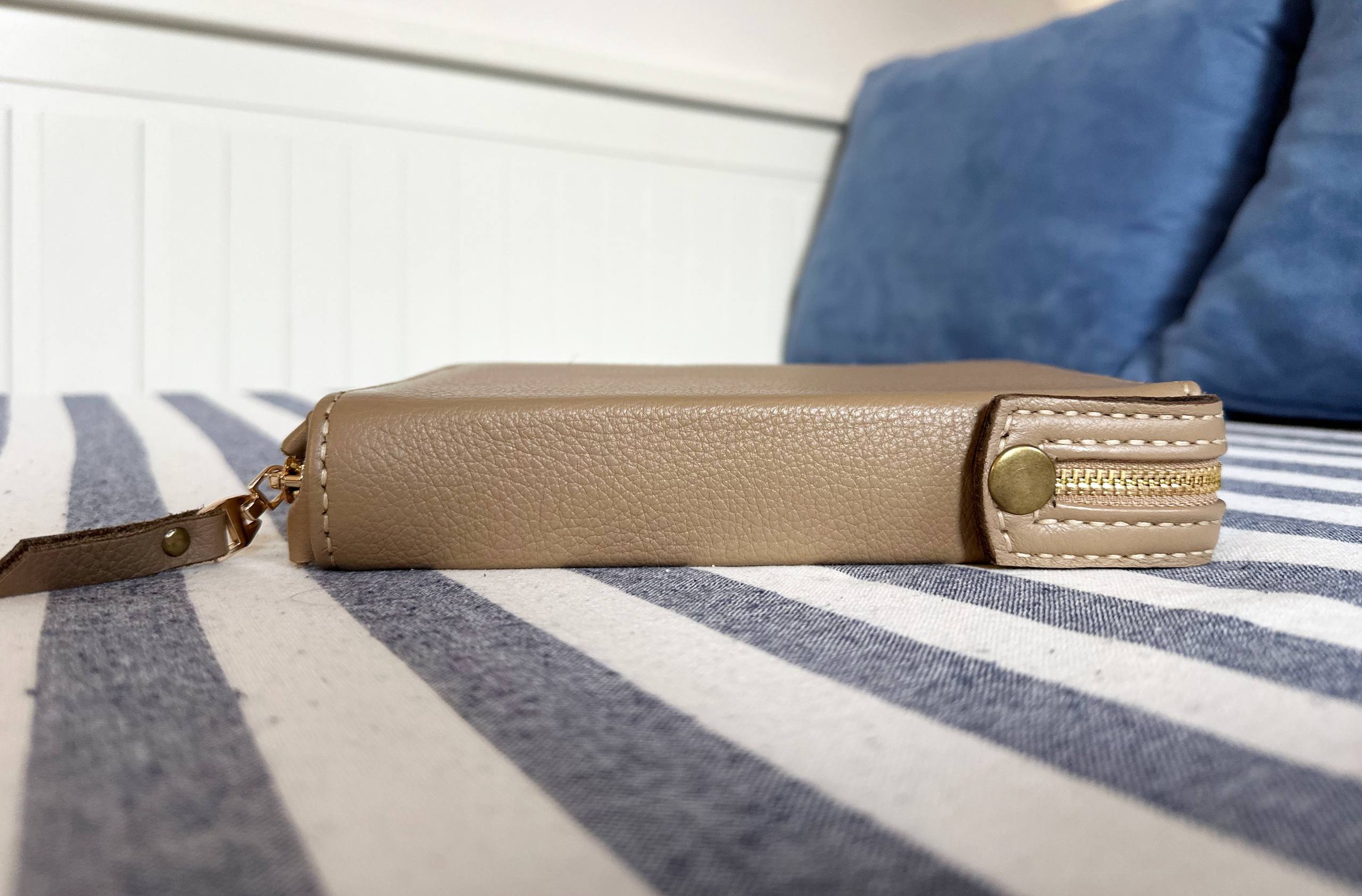 Библия ∙ Синодальный перевод ∙ Обложка кожа handmade (by Leapner Brothers) 14x20cm - obrazek 8