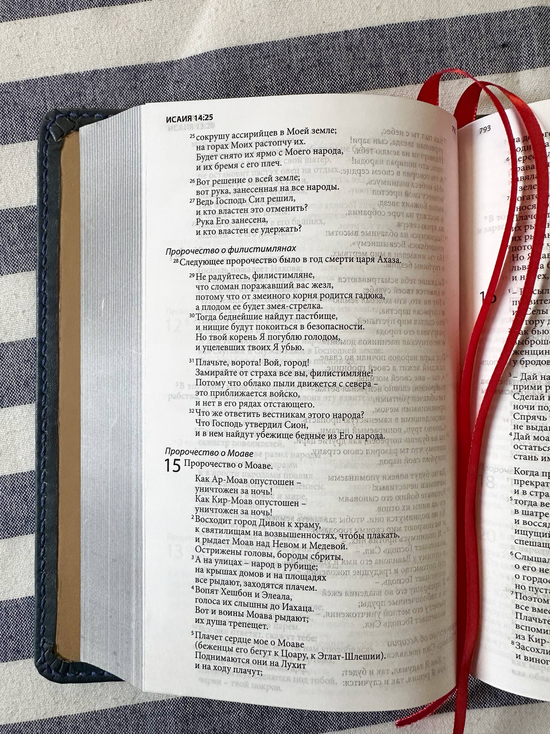 Библия ∙ Новый русский перевод ∙ Обложка кожа handmade (by Leapner Brothers) 15,5x23cm - obrazek 10